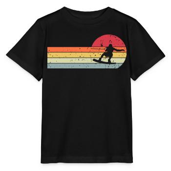 Wakeskate Wakeskating Wakeskater Wakeboard - T-shirt bio MINI CREATOR Stanley/Stella Enfant - noir - Devant - Mikhail (115cm)