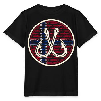 Norvège Pêche Pêcheur Excursion de pêche - T-shirt bio MINI CREATOR Stanley/Stella Enfant - noir - Devant - Mikhail (115cm)