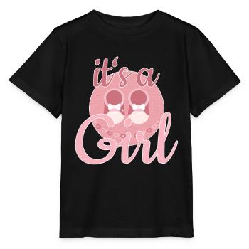 Cadeau Bébé Fille - T-shirt bio MINI CREATOR Stanley/Stella Enfant - noir - Devant - Mikhail (115cm)