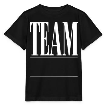 Équipe - T-shirt bio MINI CREATOR Stanley/Stella Enfant - noir - Devant - Mikhail (115cm)