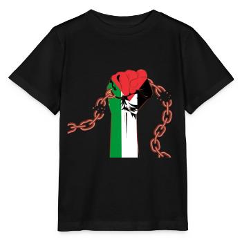 Palestine Palestine Filistin Palestinien - T-shirt bio MINI CREATOR Stanley/Stella Enfant - noir - Devant - Mikhail (115cm)