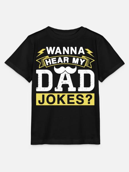 Dad Joke Papa Witz Vater Jokes - Stanley/Stella T-shirt MINI CREATOR til børn - sort