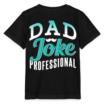 Papa Joke Dad Joke Father Jokes - Stanley/Stella MINI CREATOR Kids’ T-Shirt - black - Front - Mikhail (115cm)