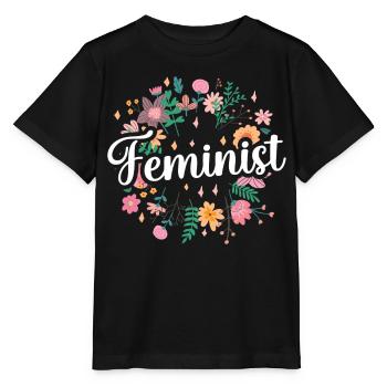 Feministisch Feminismus Feminist Frauenrechte - Stanley/Stella Kinder T-Shirt MINI CREATOR  - Schwarz - Vorne - Mikhail (115cm)