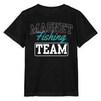Magnet Fishing Team Magnetic Fishing Magnetic Fisherman - Stanley/Stella MINI CREATOR Kids’ T-Shirt - black - Front - Mikhail (115cm)