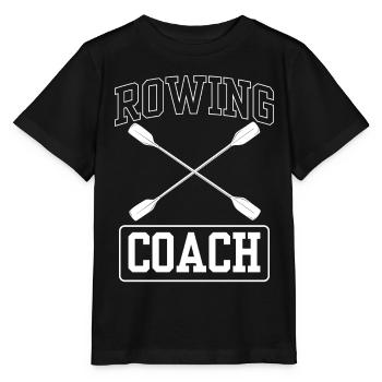 Entraîneur d’aviron Aviron Bateau Aviron Aviron Aviron - T-shirt bio MINI CREATOR Stanley/Stella Enfant - noir - Devant - Mikhail (115cm)