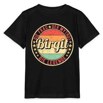 Birgit Die Frau Der Mythos Die Legende - Stanley/Stella Kinder T-Shirt MINI CREATOR  - Schwarz - Vorne - Mikhail (115cm)