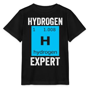 Hydrogène Expert Élément Energie Hydrogène - T-shirt bio MINI CREATOR Stanley/Stella Enfant - noir - Devant - Mikhail (115cm)