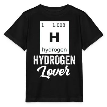 Hydrogen Lover Element Énergie hydrogène - T-shirt bio MINI CREATOR Stanley/Stella Enfant - noir - Devant - Mikhail (115cm)