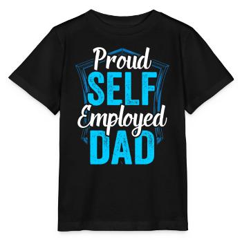 Fier Père travailleur autonome Travailleur autonome - T-shirt bio MINI CREATOR Stanley/Stella Enfant - noir - Devant - Mikhail (115cm)