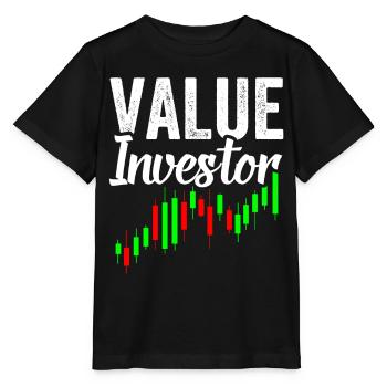 Value Investor Financier Invest Investors - Stanley/Stella MINI CREATOR Kids’ T-Shirt - black - Front - Mikhail (115cm)