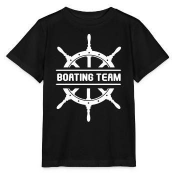 Équipe de navigation Voilier Bateau Bateau Yacht Yacht - T-shirt bio MINI CREATOR Stanley/Stella Enfant - noir - Devant - Mikhail (115cm)