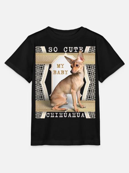 Chihuahua, Rassehund - Stanley/Stella Kinder T-Shirt MINI CREATOR  - Schwarz