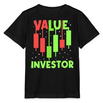 Value Investor Invest Investors Financier - Stanley/Stella MINI CREATOR Kids’ T-Shirt - black - Front - Mikhail (115cm)