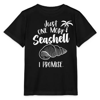 Nur Noch Eine Muschel Ich Verspreche Es Muscheln - Stanley/Stella Kinder T-Shirt MINI CREATOR  - Schwarz - Vorne - Mikhail (115cm)