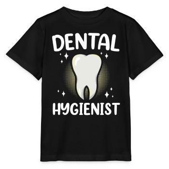 Équipe d’hygiénistes dentaires Dentiste Hygiène dentaire - T-shirt bio MINI CREATOR Stanley/Stella Enfant - noir - Devant - Mikhail (115cm)