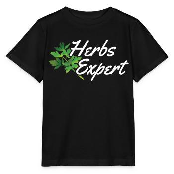 Herb Expert Herb Herb Garden - T-shirt bio MINI CREATOR Stanley/Stella Enfant - noir - Devant - Mikhail (115cm)