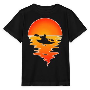 Kayak Kayaker Kayaker - Stanley/Stella MINI CREATOR Kids’ T-Shirt - black - Front - Mikhail (115cm)