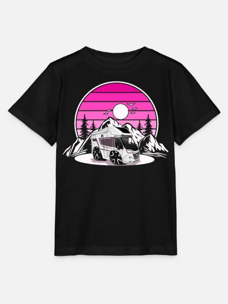 Camping Camper Campen - Stanley/Stella Kinder T-Shirt MINI CREATOR  - Schwarz