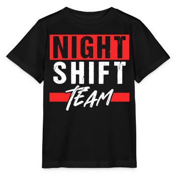 Night Shift Team Work Colleague Night Shift - Stanley/Stella MINI CREATOR Kids’ T-Shirt - black - Front - Mikhail (115cm)