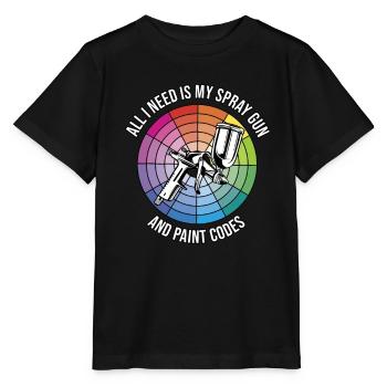 Car Painter Vehicle Painter Painter - Stanley/Stella MINI CREATOR Kids’ T-Shirt - black - Front - Mikhail (115cm)