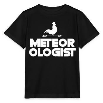 Profession de météorologue Météorologie Météorologie - T-shirt bio MINI CREATOR Stanley/Stella Enfant - noir - Devant - Mikhail (115cm)