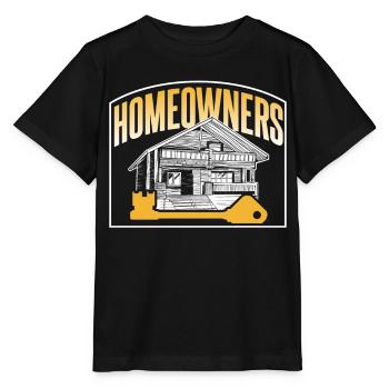Propriétaire Maison Propriétaire Maison Propriétaire Maison - T-shirt bio MINI CREATOR Stanley/Stella Enfant - noir - Devant - Mikhail (115cm)