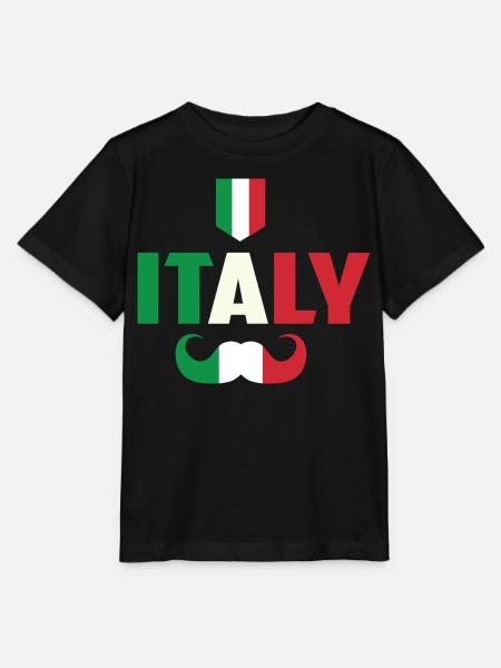 Italien Hipster - Stanley/Stella Kinder T-Shirt MINI CREATOR - Schwarz