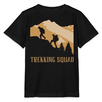 Trekking Team Randonnée Randonneurs - T-shirt bio MINI CREATOR Stanley/Stella Enfant - noir - Devant - Mikhail (115cm)