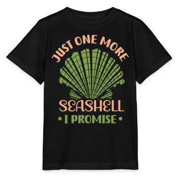 Nur Noch Eine Muschel Ich Verspreche Es Muscheln - Stanley/Stella Kinder T-Shirt MINI CREATOR  - Schwarz - Vorne - Mikhail (115cm)