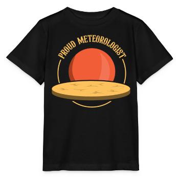 Fier météorologue Météorologie Météorologie - T-shirt bio MINI CREATOR Stanley/Stella Enfant - noir - Devant - Mikhail (115cm)