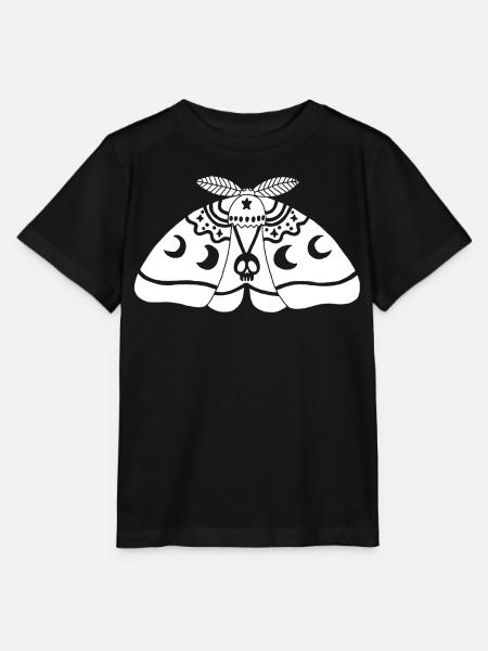 Weiße Motte - Stanley/Stella Kinder T-Shirt MINI CREATOR - Schwarz