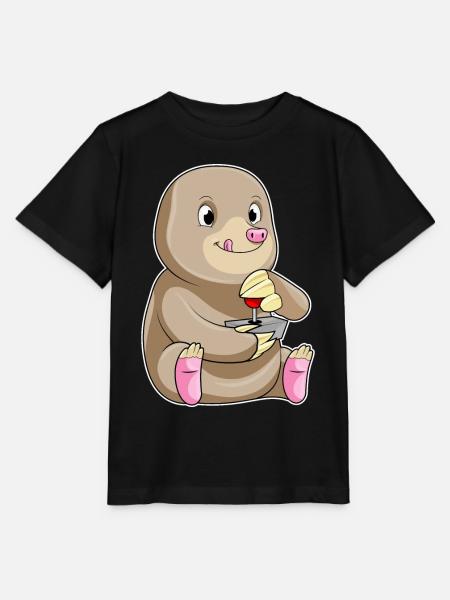 Maulwurf Gamer Joystick - Stanley/Stella Kinder T-Shirt MINI CREATOR - Schwarz