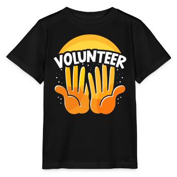 Freiwilliger Ehrenamtlicher Ehrenamt Freiwillig - Stanley/Stella Kinder T-Shirt MINI CREATOR  - Schwarz - Vorne - Mikhail (115cm)