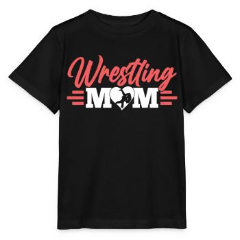 Wrestling Mama Wrestler Ringen Ringer Ringkampf - Stanley/Stella MINI CREATOR Kids’ T-Shirt - black - Front - Mikhail (115cm)