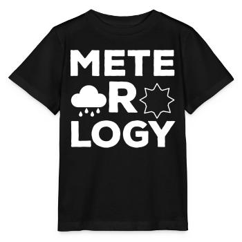 Meteorologie Wettervorhersage Meteorologe Beruf - Stanley/Stella Kinder T-Shirt MINI CREATOR  - Schwarz - Vorne - Mikhail (115cm)