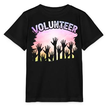 Freiwilliger Ehrenamt Ehrenamtlicher Freiwillig - Stanley/Stella Kinder T-Shirt MINI CREATOR  - Schwarz - Vorne - Mikhail (115cm)