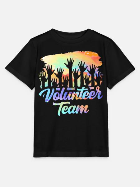 Freiwilligen Team Freiwilliger Freiwillig Beruf - Stanley/Stella Kinder T-Shirt MINI CREATOR - Schwarz