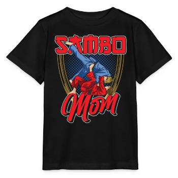 Sambo Mother Martial Arts Martial Arts Training - Stanley/Stella MINI CREATOR Kids’ T-Shirt - black - Front - Mikhail (115cm)