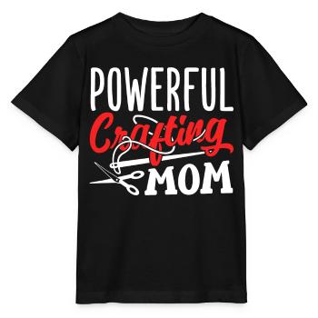 Grands Métiers Maman Maman Artisanat Artisanat - T-shirt bio MINI CREATOR Stanley/Stella Enfant - noir - Devant - Mikhail (115cm)