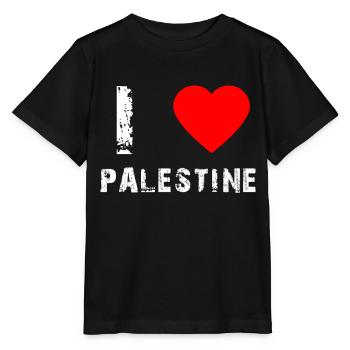 Palästina Geschenk Free Palestine Gaza Streifen - Stanley/Stella Kinder T-Shirt MINI CREATOR  - Schwarz - Vorne - Mikhail (115cm)