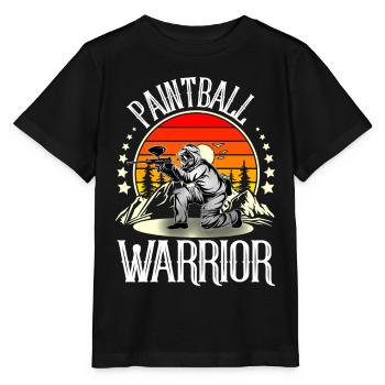 Paintball - T-shirt bio MINI CREATOR Stanley/Stella Enfant - noir - Devant - Mikhail (115cm)