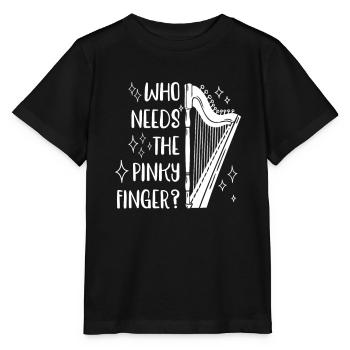 Harpist Harp Player Harp Player Harp - Stanley/Stella MINI CREATOR Kids’ T-Shirt - black - Front - Mikhail (115cm)