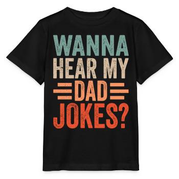 Papa Joke Dad Joke Father Jokes - Stanley/Stella MINI CREATOR Kids’ T-Shirt - black - Front - Mikhail (115cm)