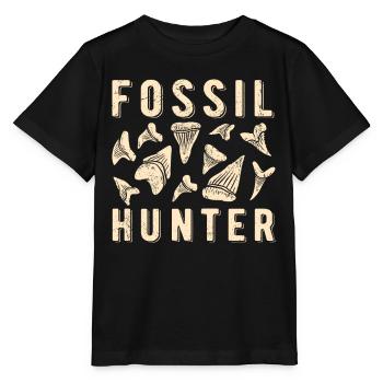 Chasseur de fossiles Paléontologie Paléontologue - T-shirt bio MINI CREATOR Stanley/Stella Enfant - noir - Devant - Mikhail (115cm)