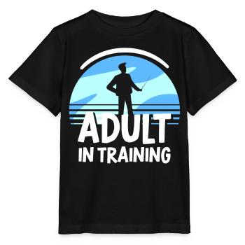 Adulte en formation Anniversaire Adulte - T-shirt bio MINI CREATOR Stanley/Stella Enfant - noir - Devant - Mikhail (115cm)