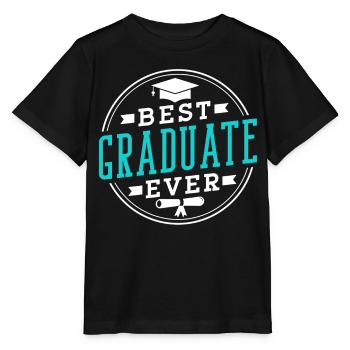 Meilleur diplômé de tous les temps Diplômés diplômés - T-shirt bio MINI CREATOR Stanley/Stella Enfant - noir - Devant - Mikhail (115cm)