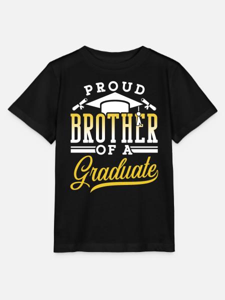Stolzer Bruder Eines Absolventen Absolvent - Stanley/Stella Kinder T-Shirt MINI CREATOR - Schwarz