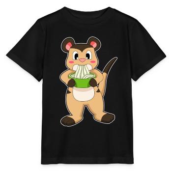 Cuisinier de suricates Cuisinière Cuisinière Cuisinière Cuisinette - T-shirt bio MINI CREATOR Stanley/Stella Enfant - noir - Devant - Mikhail (115cm)