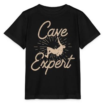 Höhlenforscher Höhle Caving Cave Höhlenwandern - Stanley/Stella Kinder T-Shirt MINI CREATOR  - Schwarz - Vorne - Mikhail (115cm)
